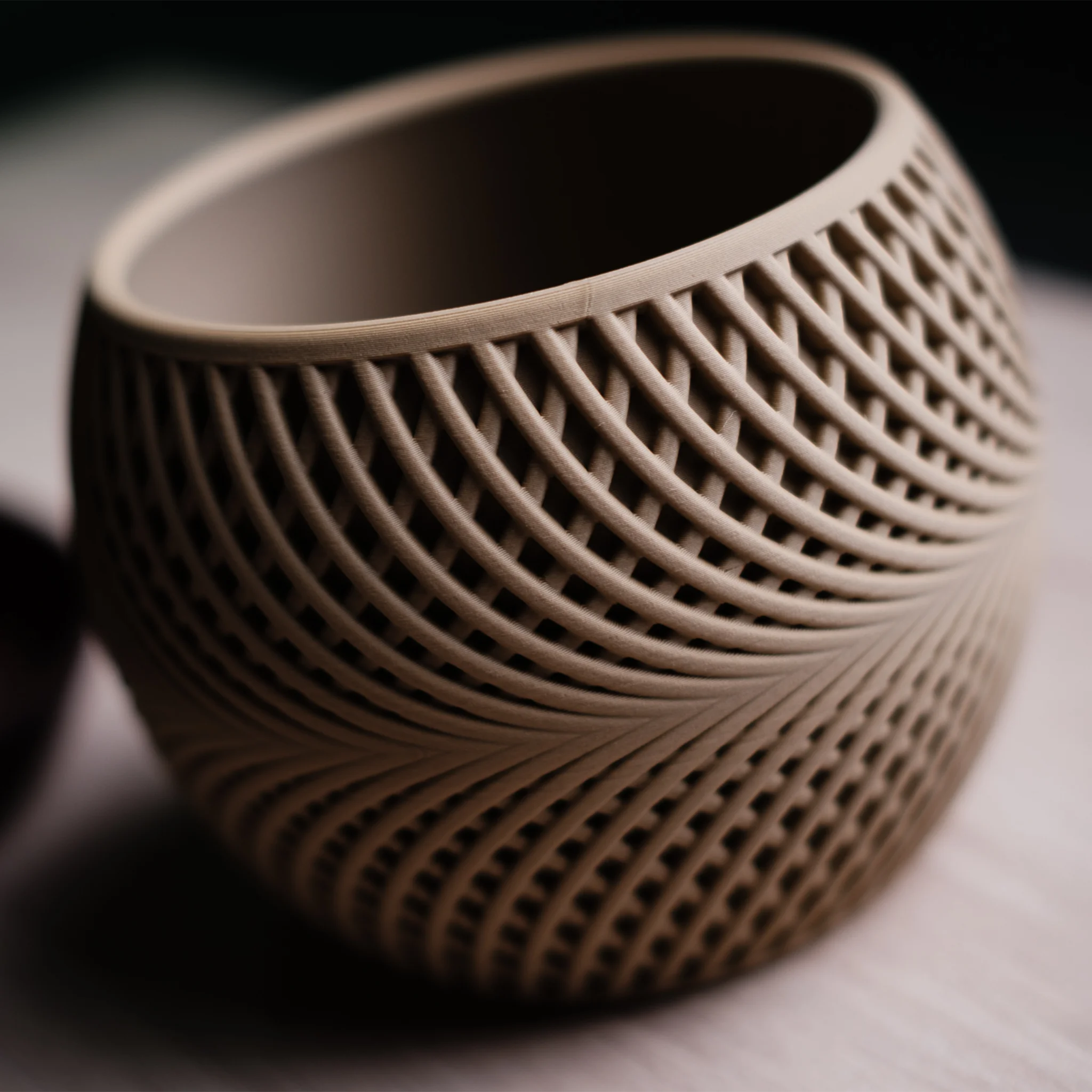 Moderne minimalistische plantenpot "Drift"