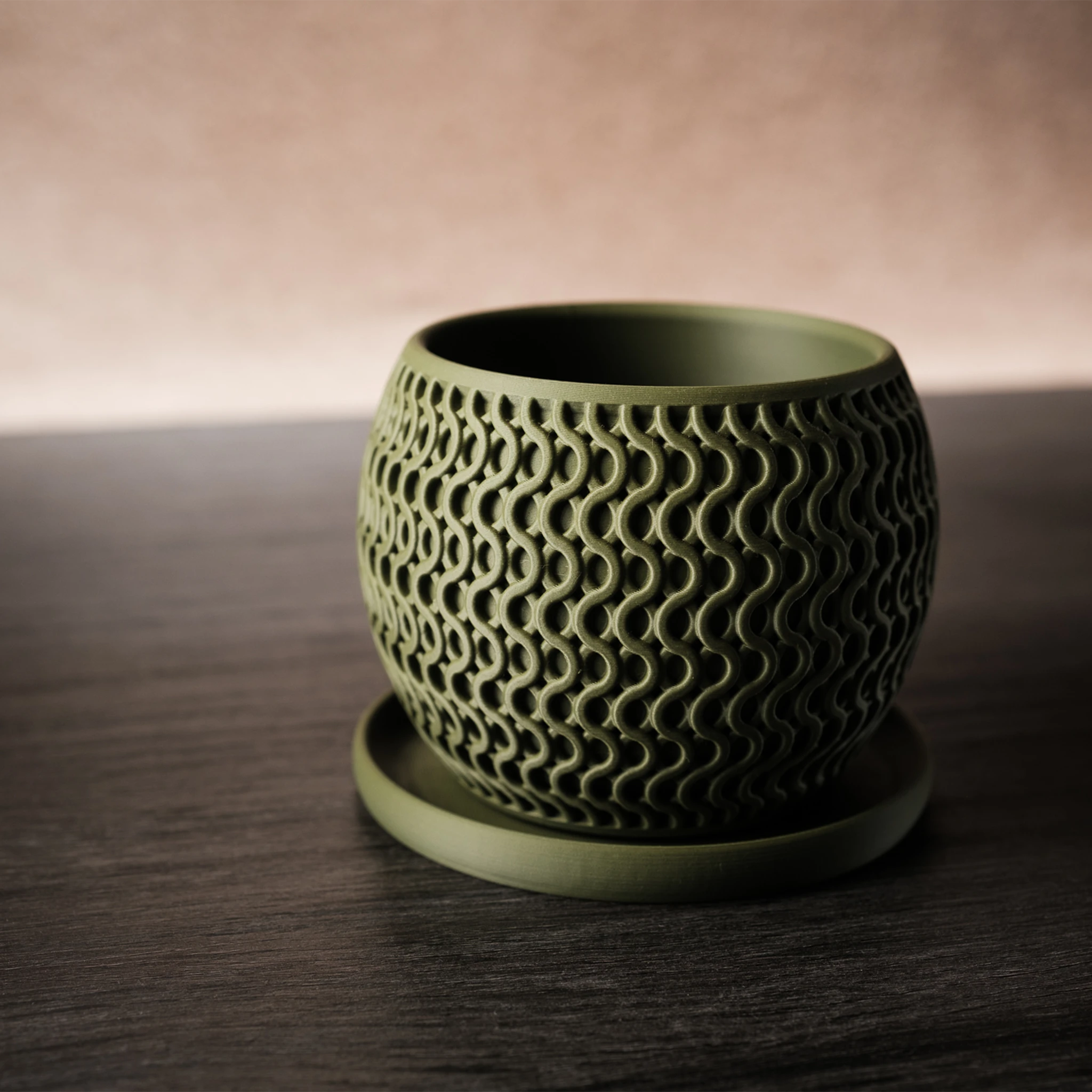Moderne minimalistische plantenpot "Echo"