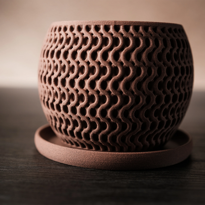 Moderne minimalistische plantenpot "Echo"
