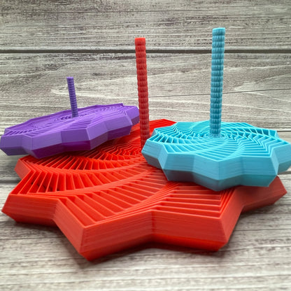 Fidget ster met handvat