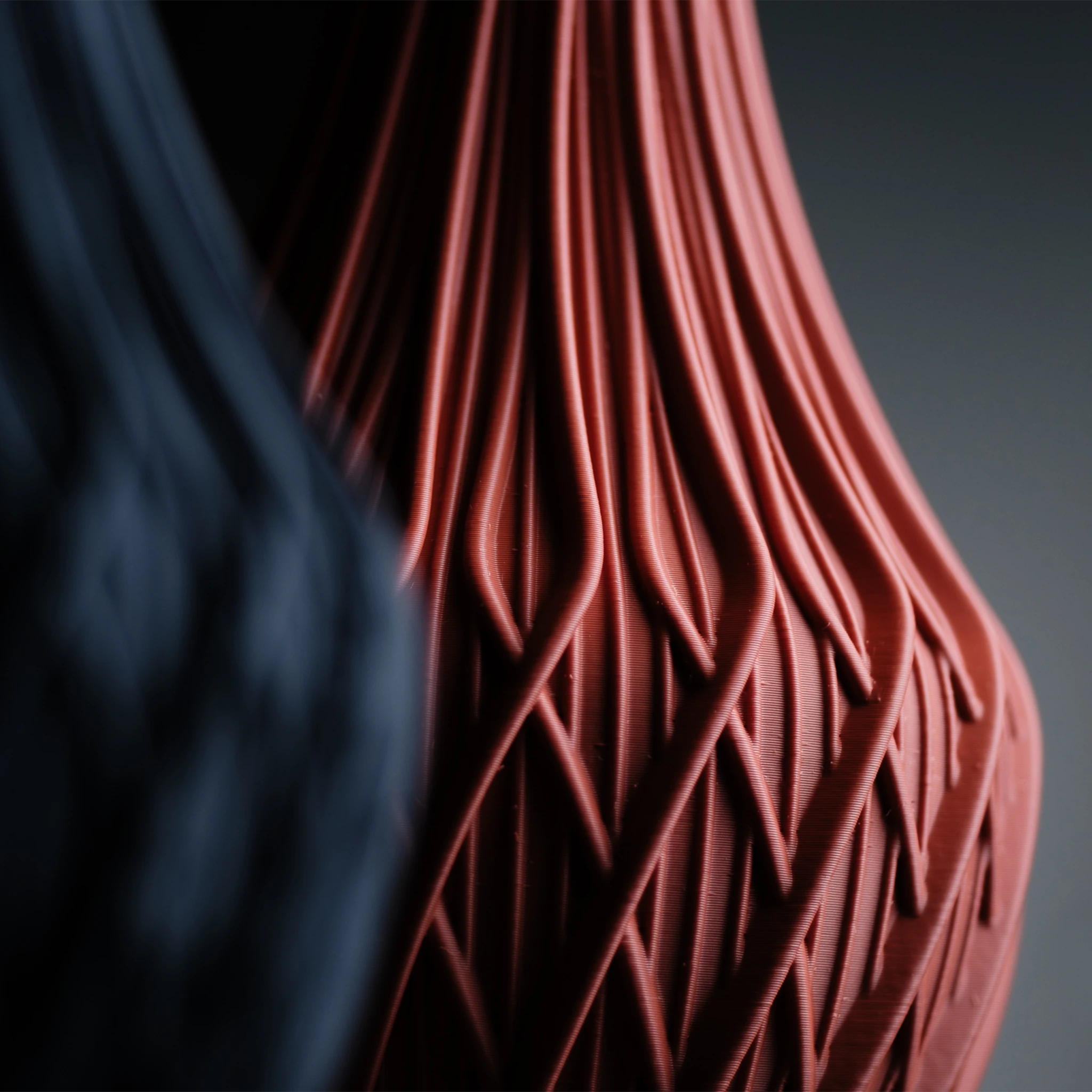 Moderne minimalistische vaas "Fractal"
