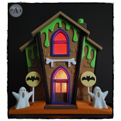 Halloween peperkoekenhuisje