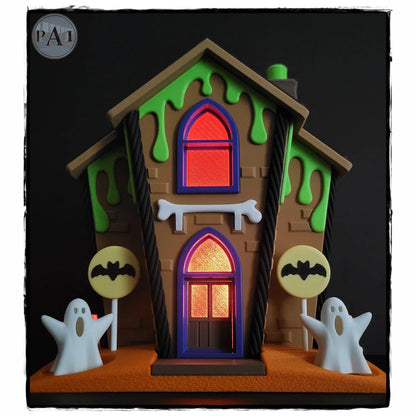 Halloween peperkoekenhuisje