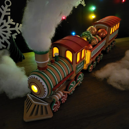 Peperkoeken kersttreintje