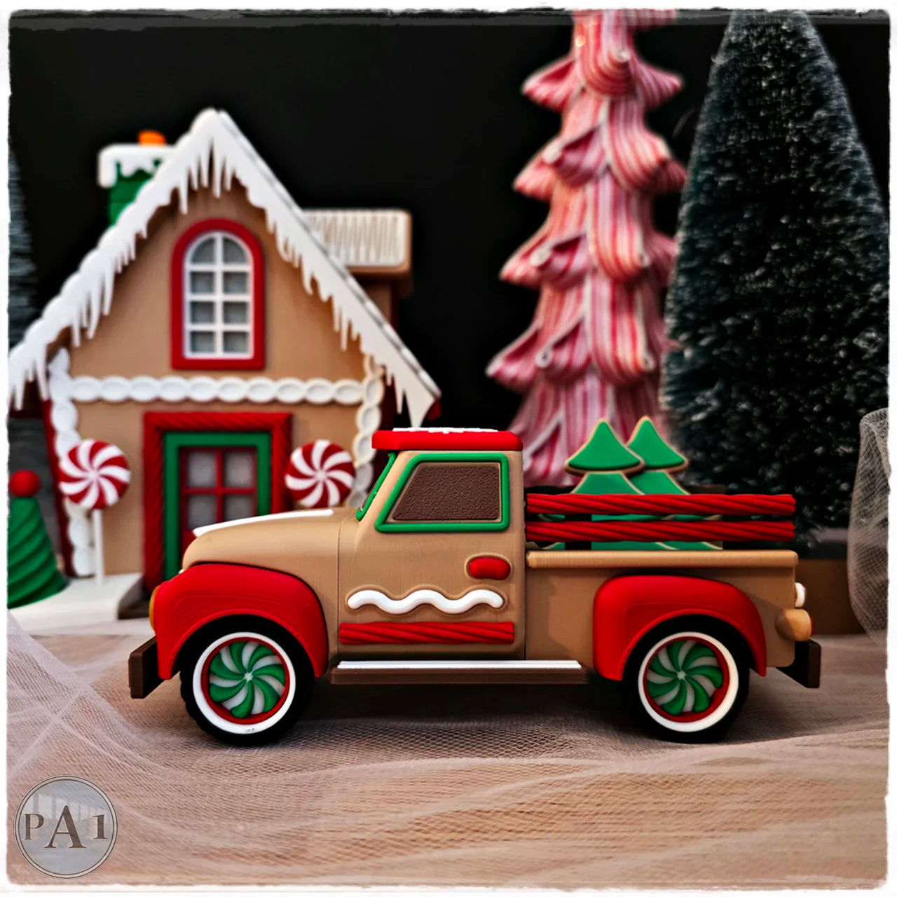 Peperkoeken pickup truck