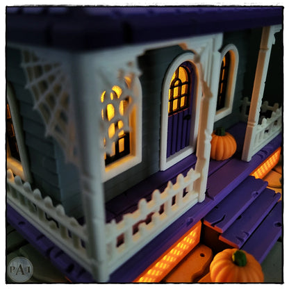Illuminated Haunted House