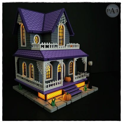 Illuminated Haunted House