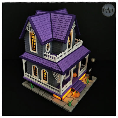 Illuminated Haunted House