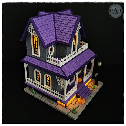 Illuminated Haunted House
