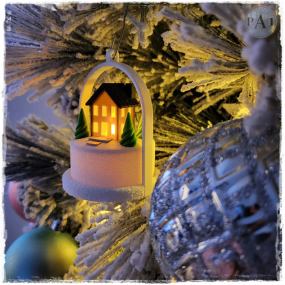 Miniatuur kerstdorpje