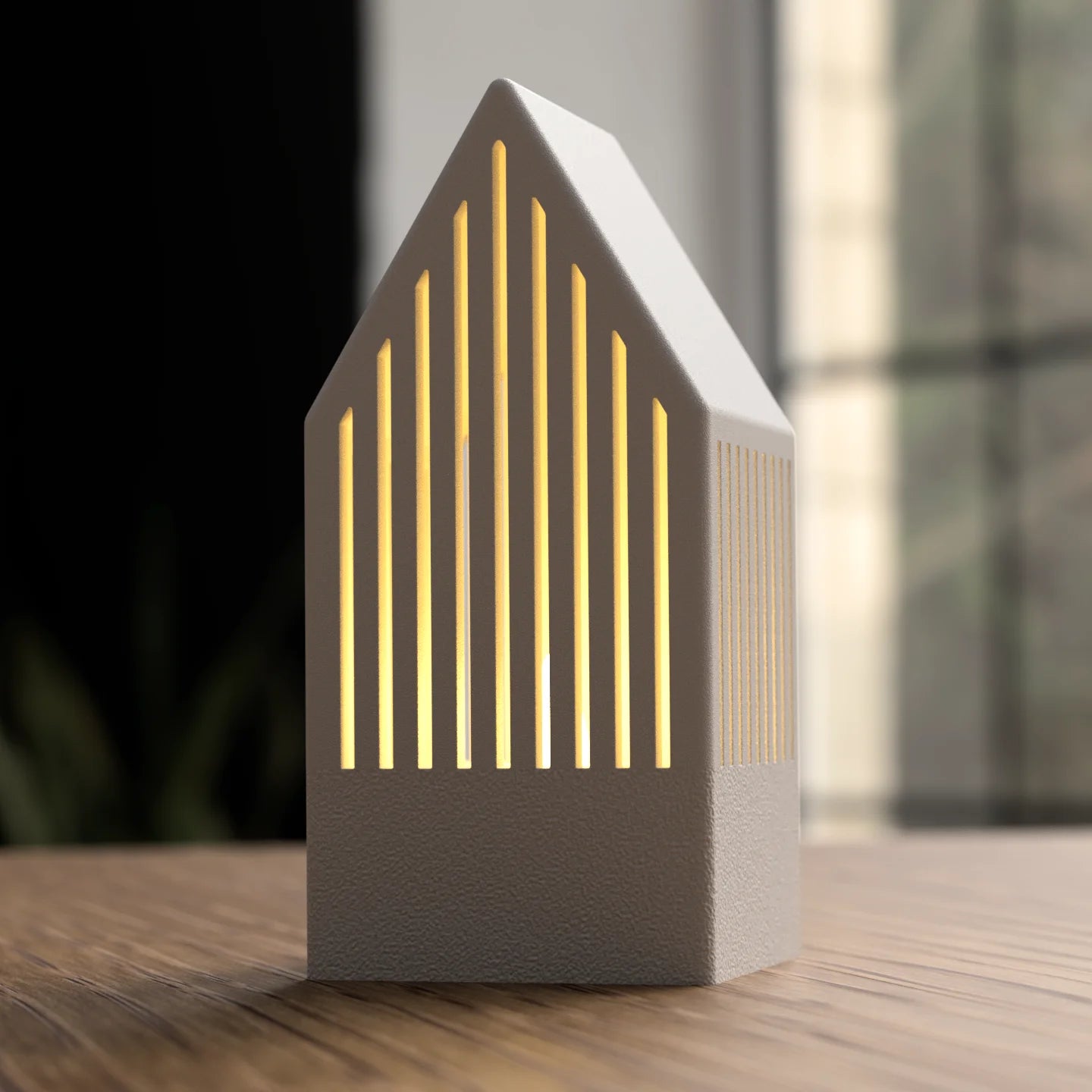 Modern Japandi tea light house