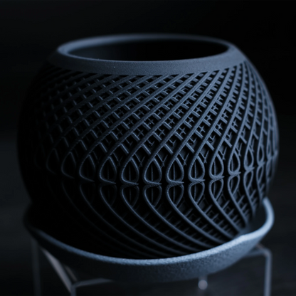 Moderne minimalistische plantenpot "Kinetic"