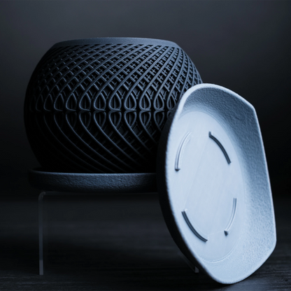 Moderne minimalistische plantenpot "Kinetic"