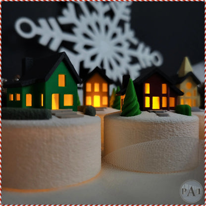 Miniatuur kerstdorpje