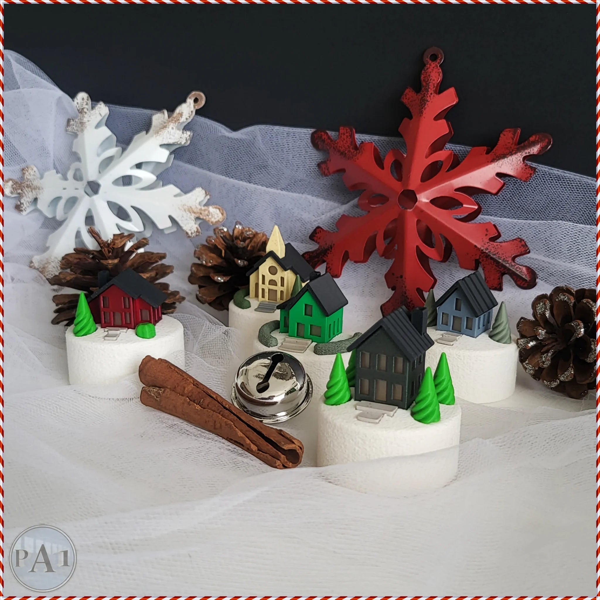 Miniatuur kerstdorpje