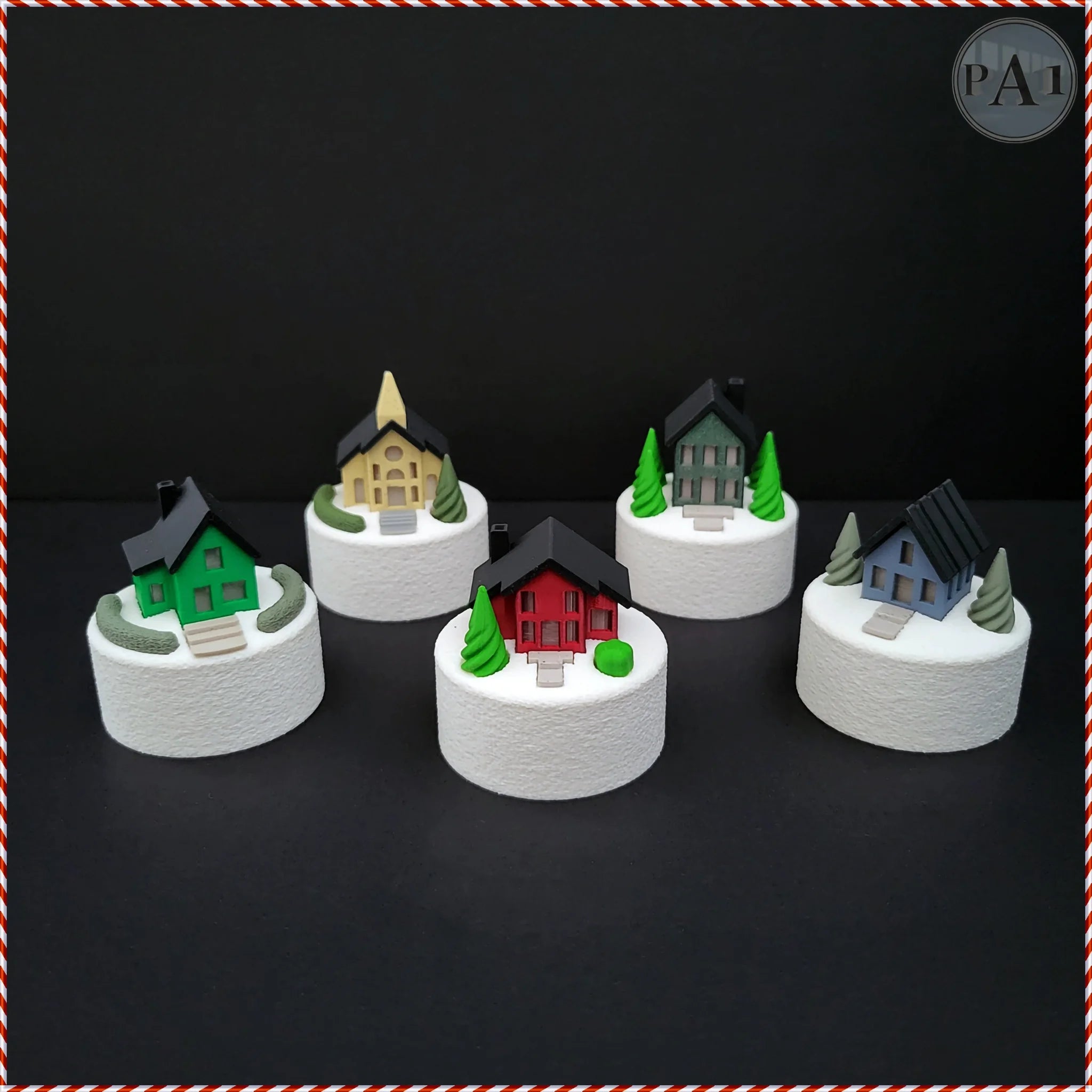 Miniatuur kerstdorpje