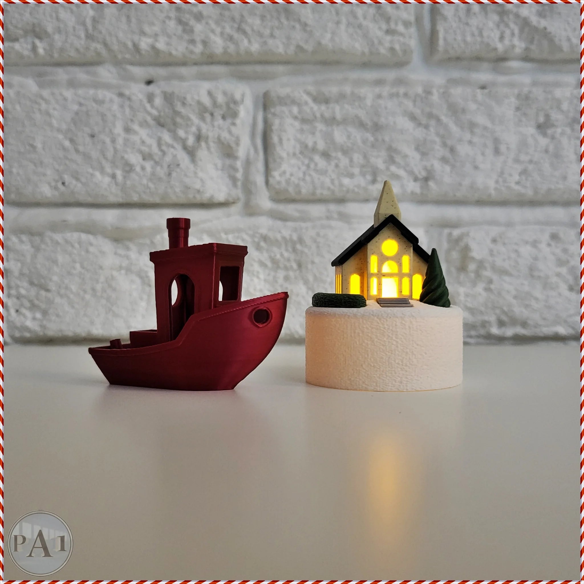Miniatuur kerstdorpje