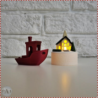 Miniatuur kerstdorpje