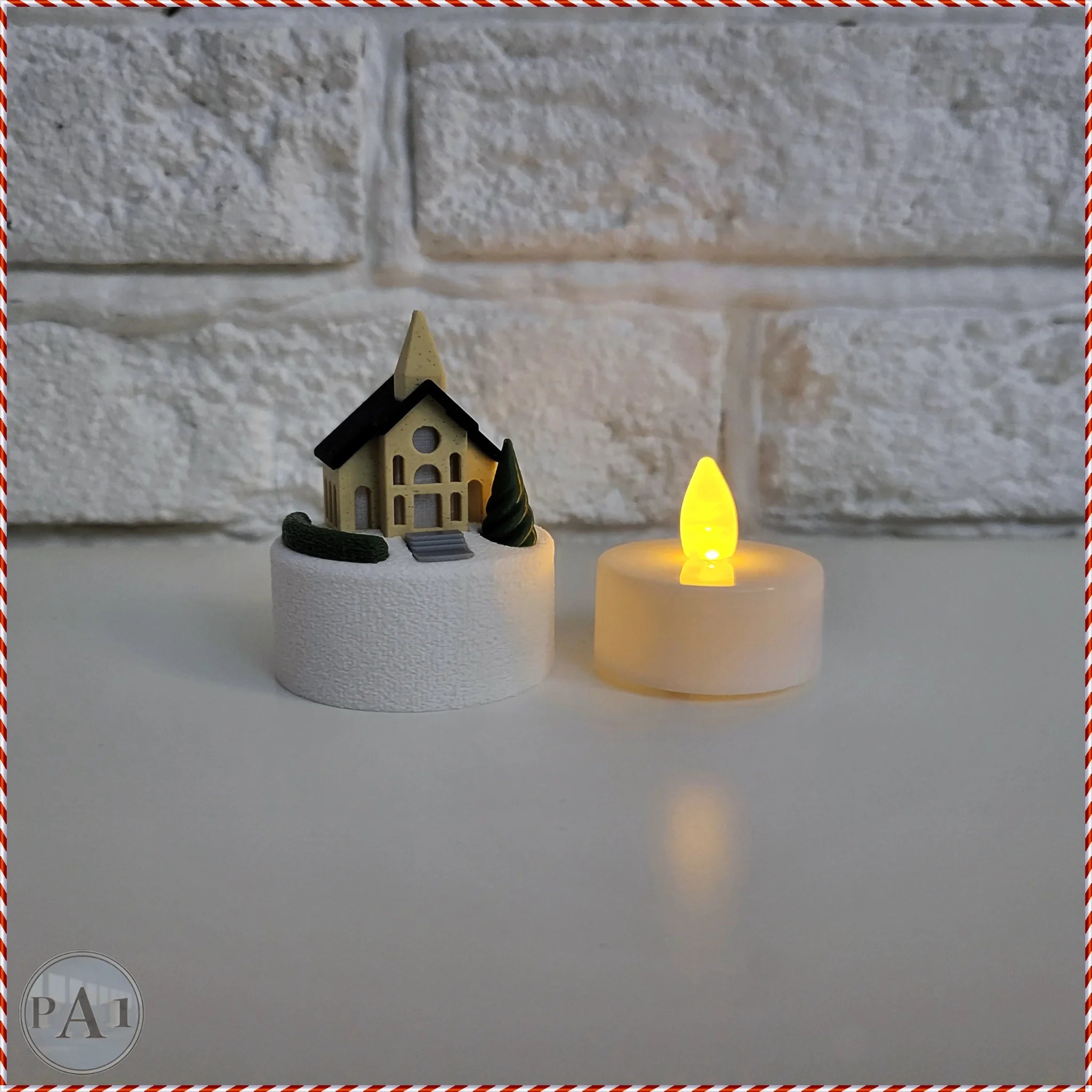 Miniatuur kerstdorpje