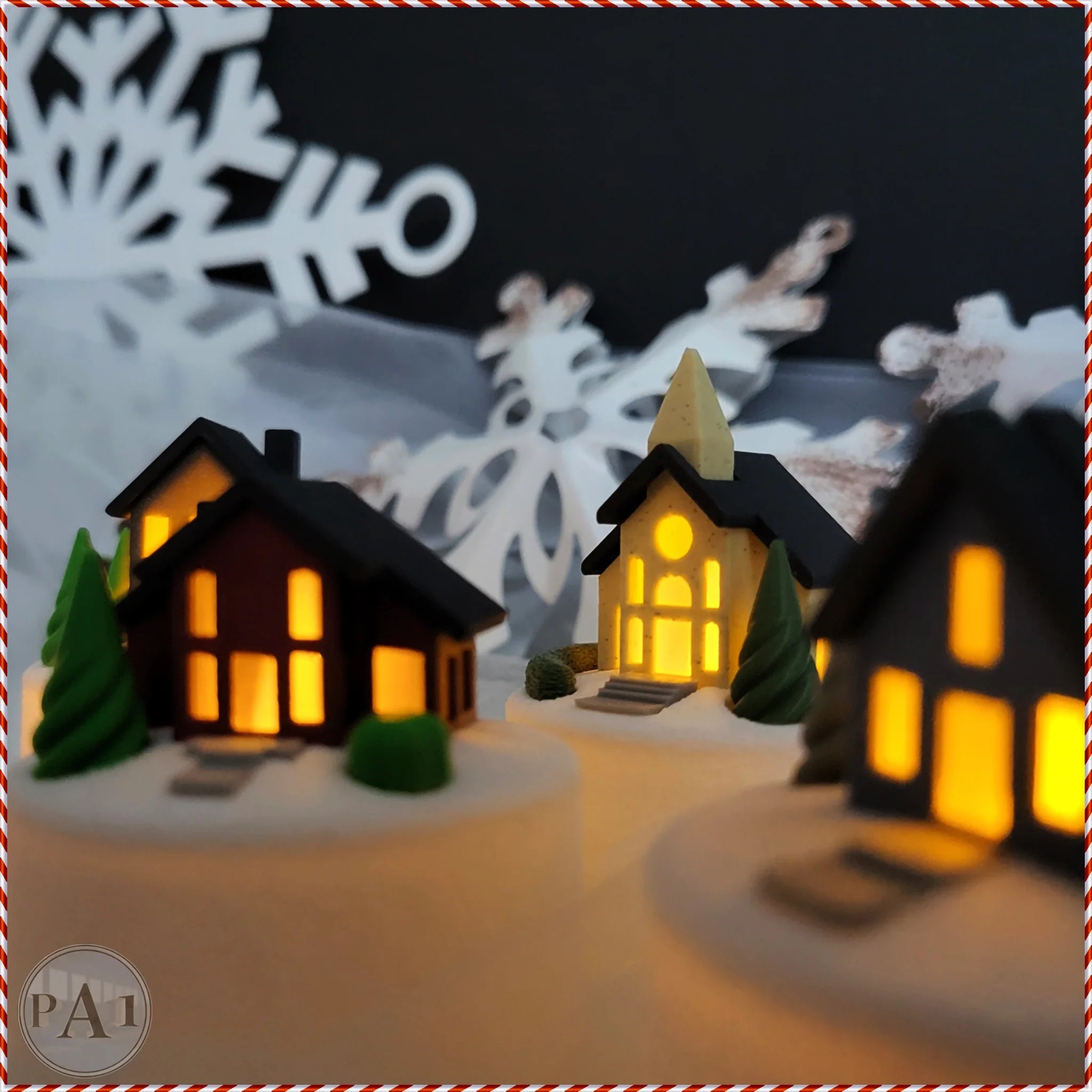 Miniatuur kerstdorpje