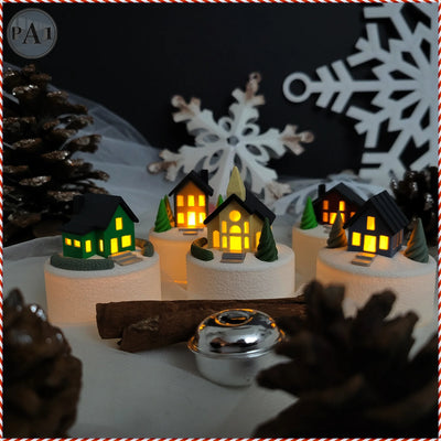 Miniatuur kerstdorpje