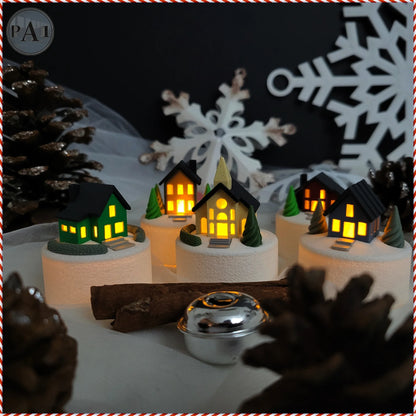 Miniatuur kerstdorpje