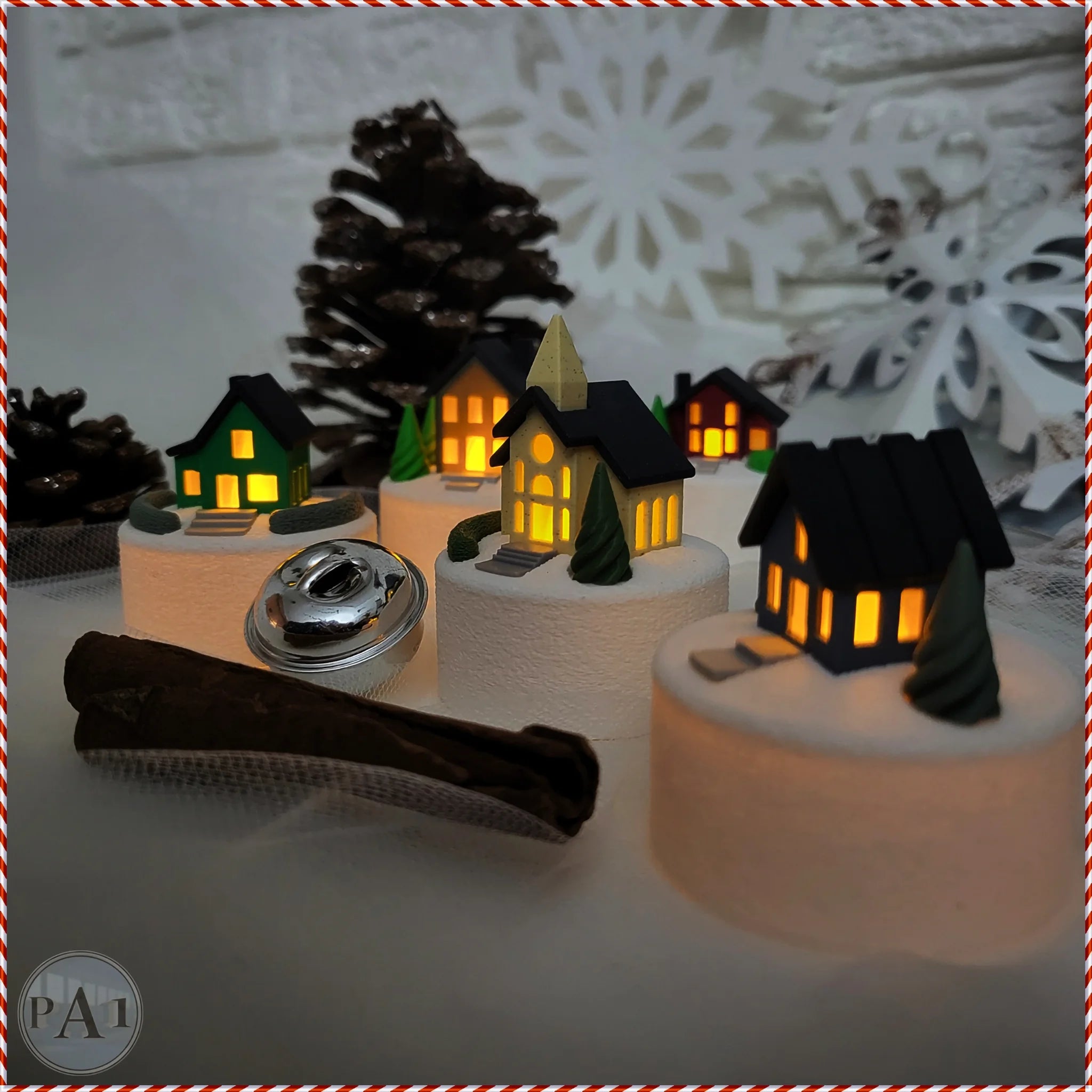 Miniatuur kerstdorpje