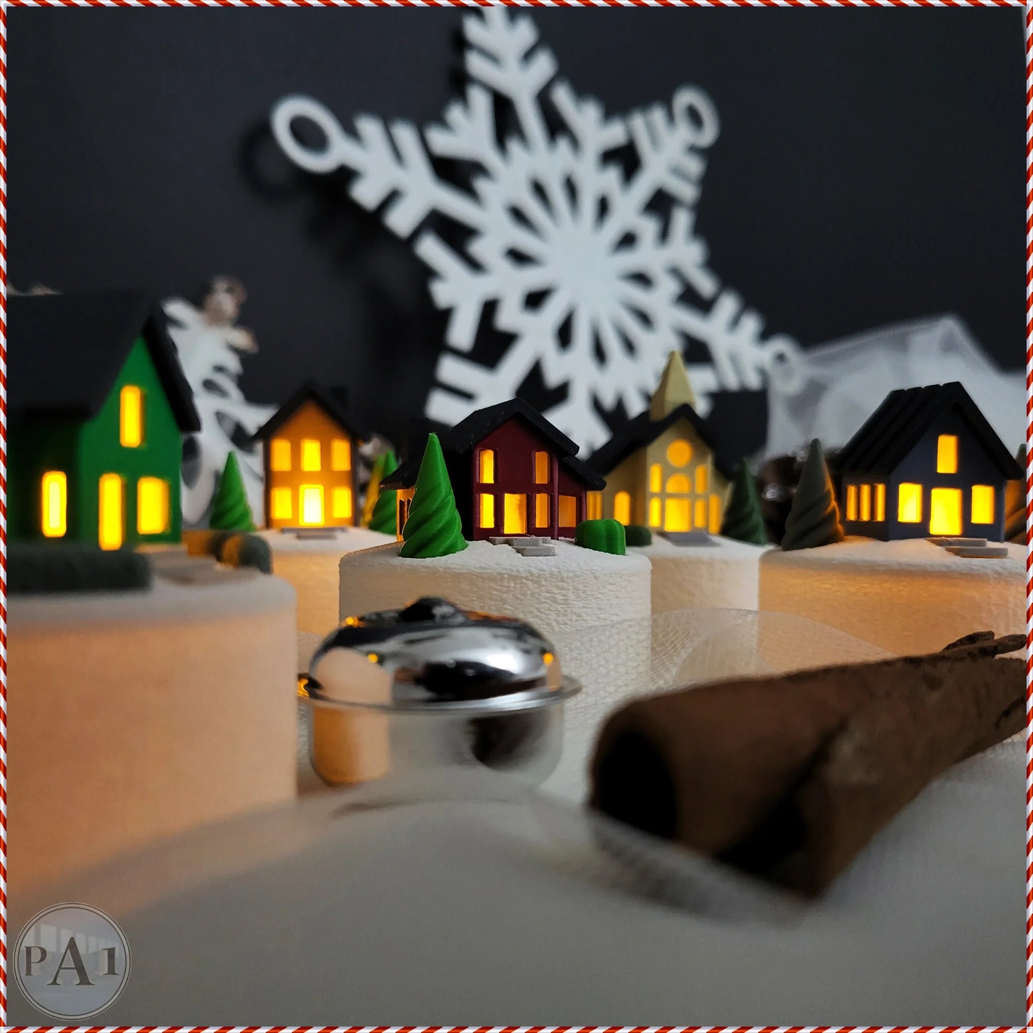 Miniatuur kerstdorpje