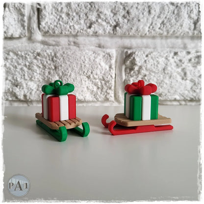 Mini peperkoeken kerstornamenten