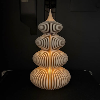 Moderne golvende kerstboom